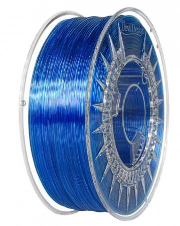 Catalog Produse - Filament PETG Albastru Translucid (Super Blue Transparent) 1.75mm, 1kg