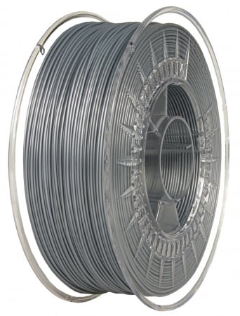 Devil Design - Filament PETG Gri Aluminiu (Aluminium) 1.75mm, 1Kg