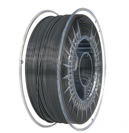 Devil Design - Filament PETG Gri Inchis (Dark Gray) 1.75mm, 1kg