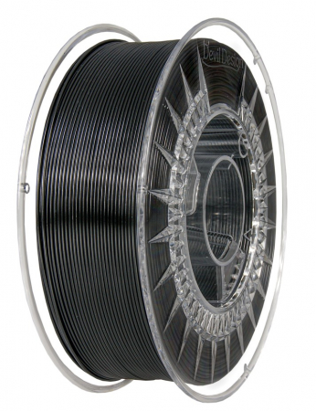Devil Design - Filament PETG Negru (Black) 1.75mm, 1kg