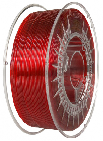 Catalog Produse - Filament PETG Rosu Rubin Translucid (Ruby Red Transparent) 1.75mm, 1kg