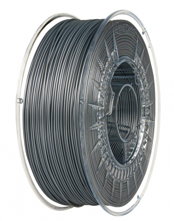 Devil Design - Filament PLA Gri Argintiu (Silver) 1.75mm, 1Kg