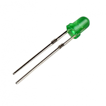 Module electronice, mecanice, IoT si mecatronice - Led verde convex 3mm