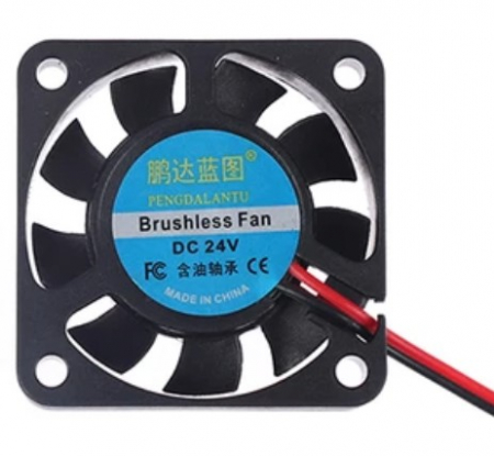 Componente si accesorii imprimante 3D - Mini Ventilator de racire 40x40x10mm 24V DC cablu 1m