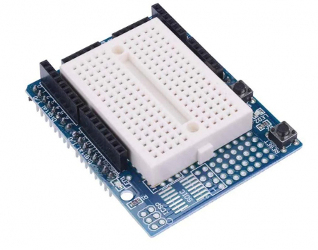 Placi de Dezvoltare si Shield-uri - Shield prototipare pt. UNO R3 cu mini breadboard