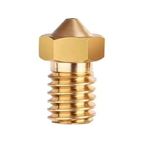 Componente si accesorii imprimante 3D - Duza alama 0.6mm filet M6 hexagon 7mm pentru cap imprimanta 3D