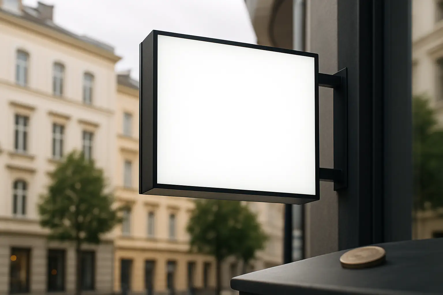 Casetă luminoasă dublă față: cât costă?