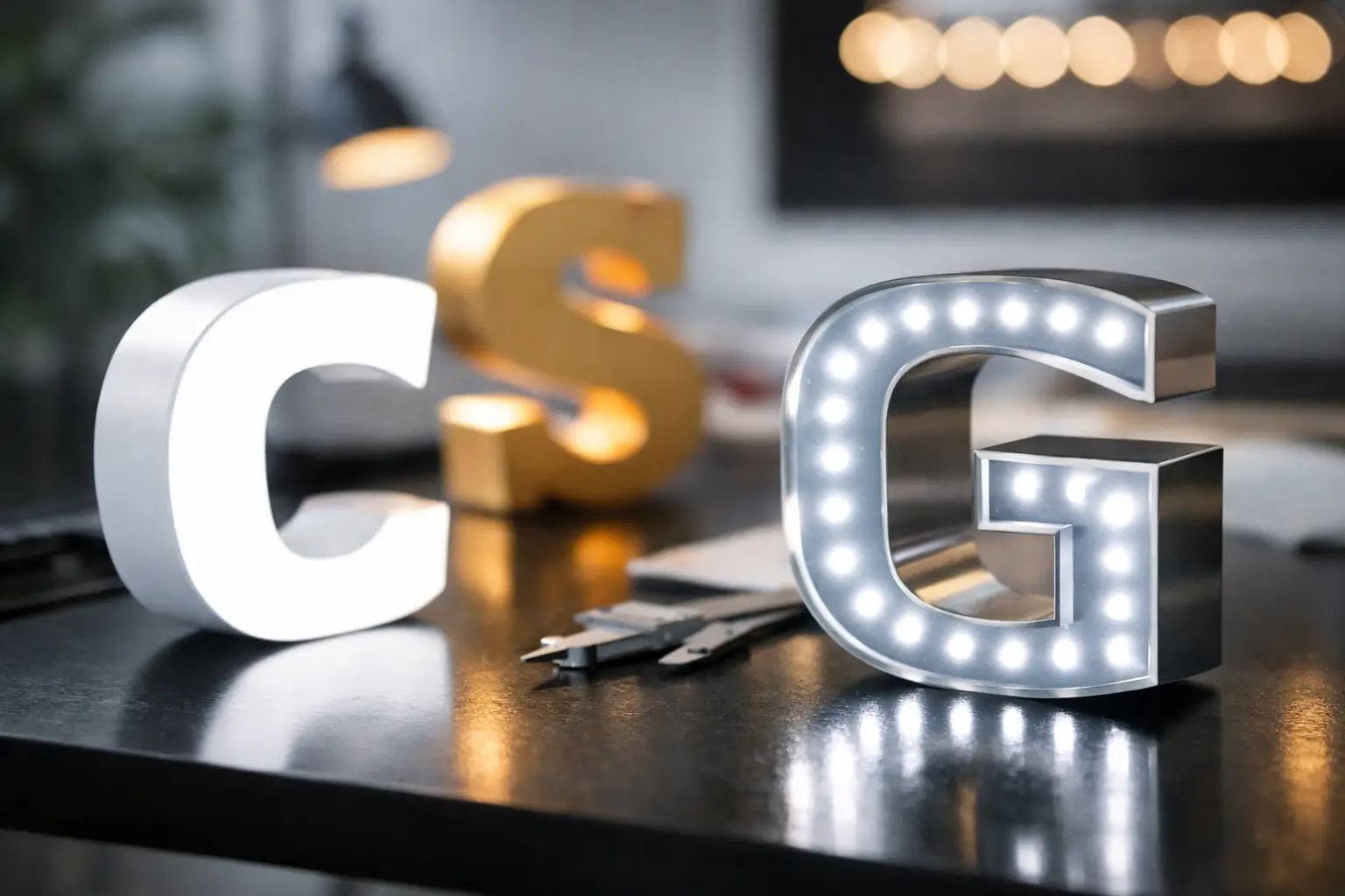 Cum alegi litere volumetrice LED corect