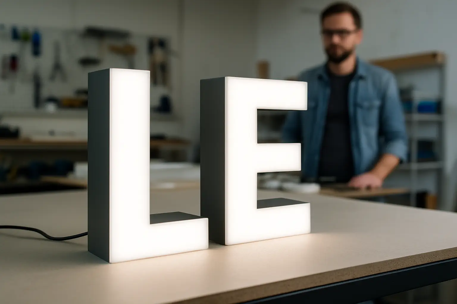 Producator litere volumetrice LED: ce alegi