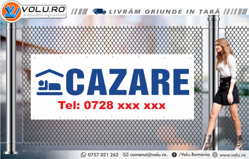 Banner print digital Cazare [2]