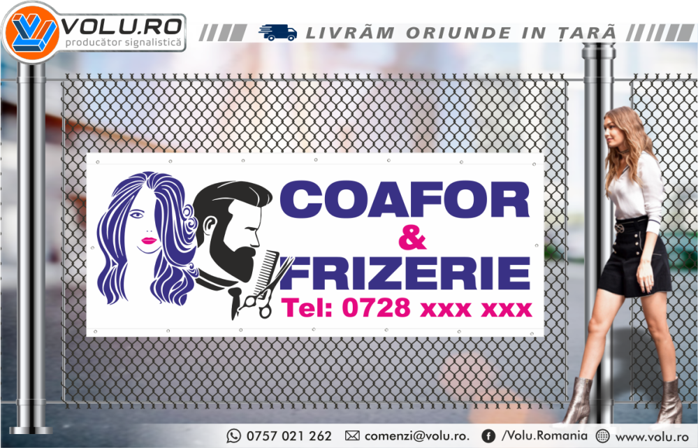 Banner print digital Coafor&Frizerie [2]