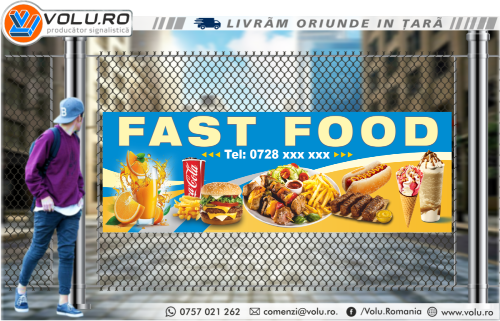 Banner print digital Fast Food [2]