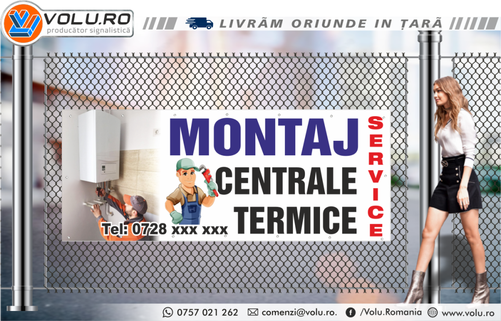 Banner print digital Montaj Centrale Termice [2]