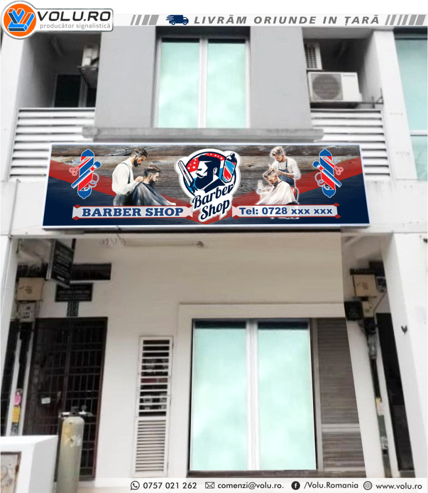 Caseta luminoasa Barber Shop [1]