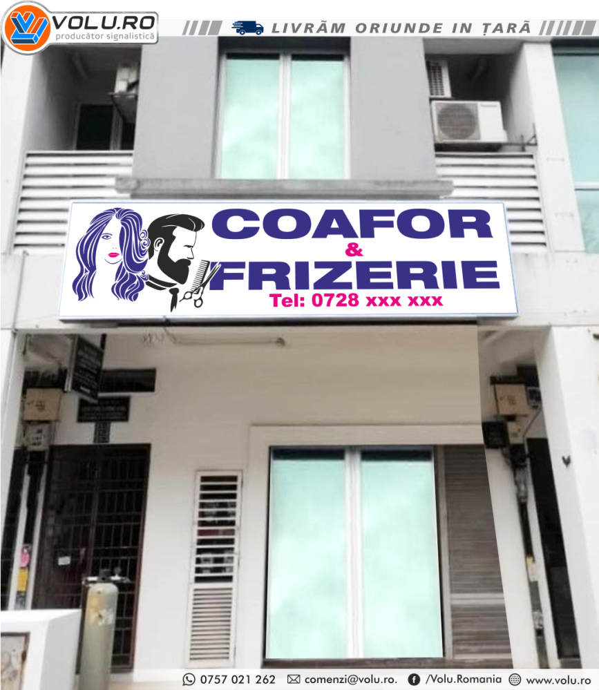 Caseta luminoasa Coafor&Frizerie [1]