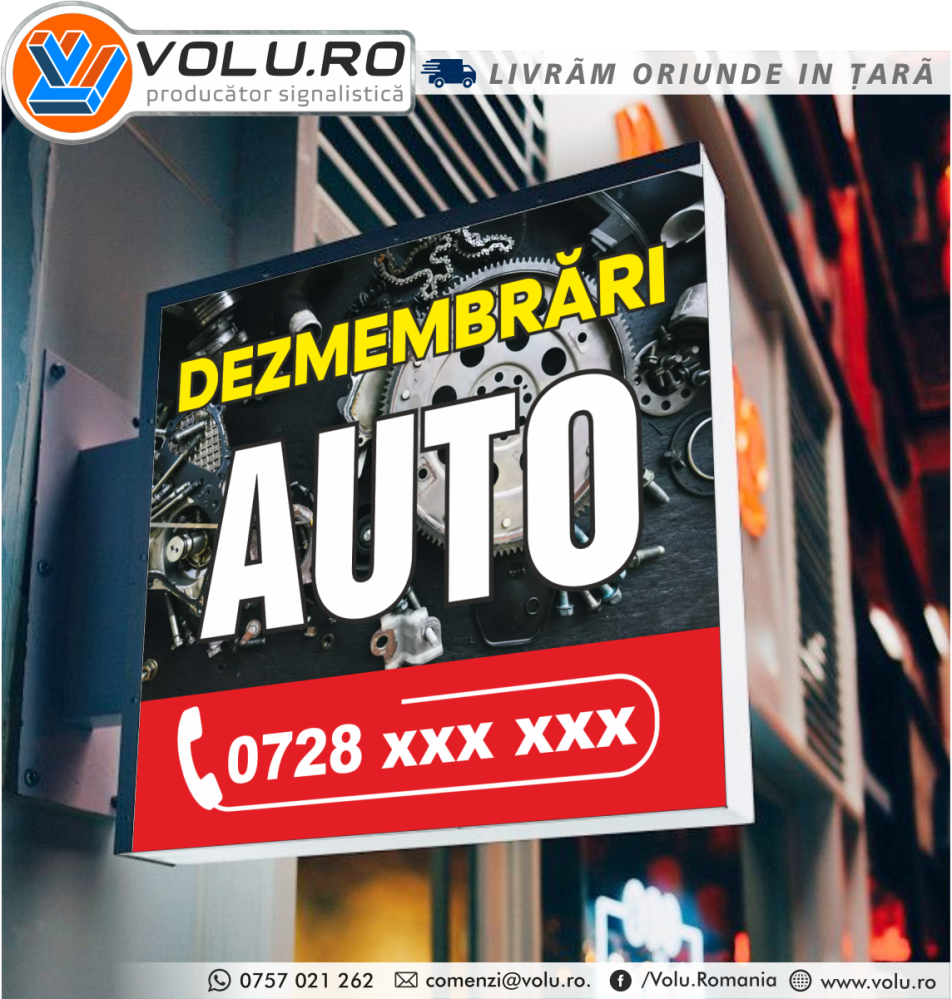 Caseta luminoasa Dezmembrari Auto [1]