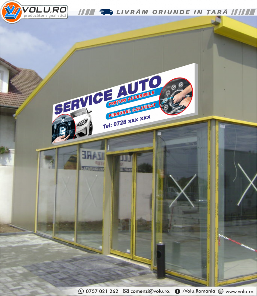 Caseta luminoasa Service Auto [1]