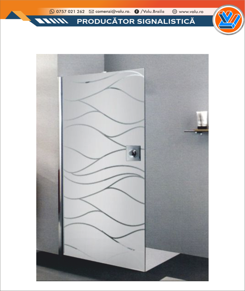 Folie geam decorativă model Dungi [2]