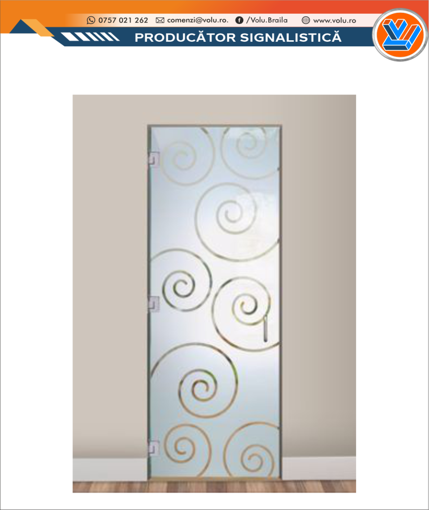 Folie geam decorativă model Geometric [2]