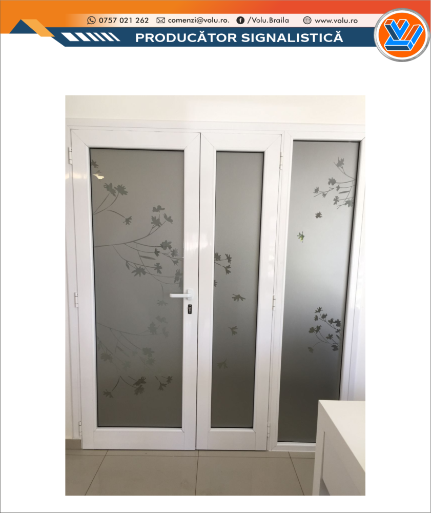 Folie geam decorativă model Natură [3]