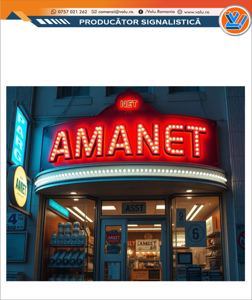 Litere Volumetrice Iluminate BEC LED - personalizat Amanet [2]