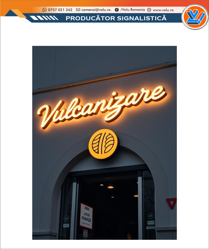 Litere Volumetrice Iluminate BEC LED - personalizat Vulcanizare [3]