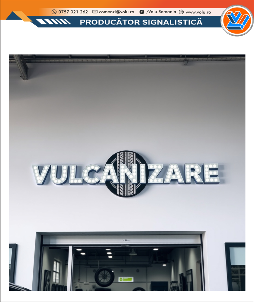 Litere Volumetrice Iluminate BEC LED - personalizat Vulcanizare [4]