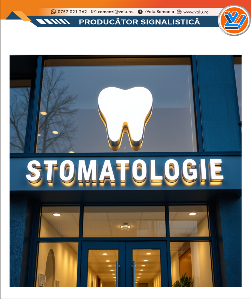 Litere Volumetrice Iluminate LED - personalizat Stomatologie [3]