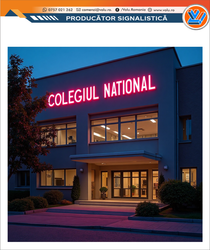 Litere Volumetrice Iluminate NEONFLEX - personalizat Liceu [2]