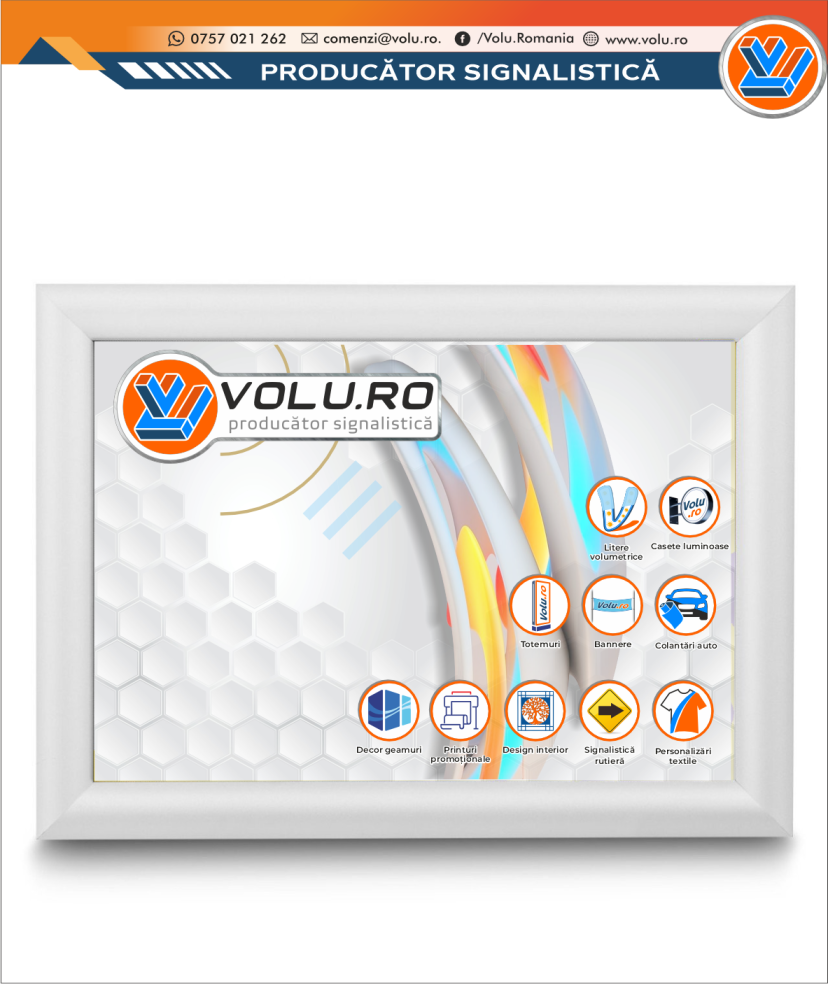 Rama click argintie 25/45 A1 [3]