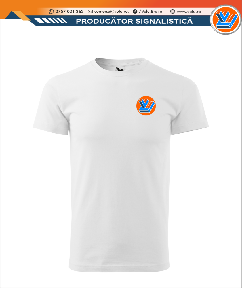 Tricou Clasic Personalizat Alb [1]