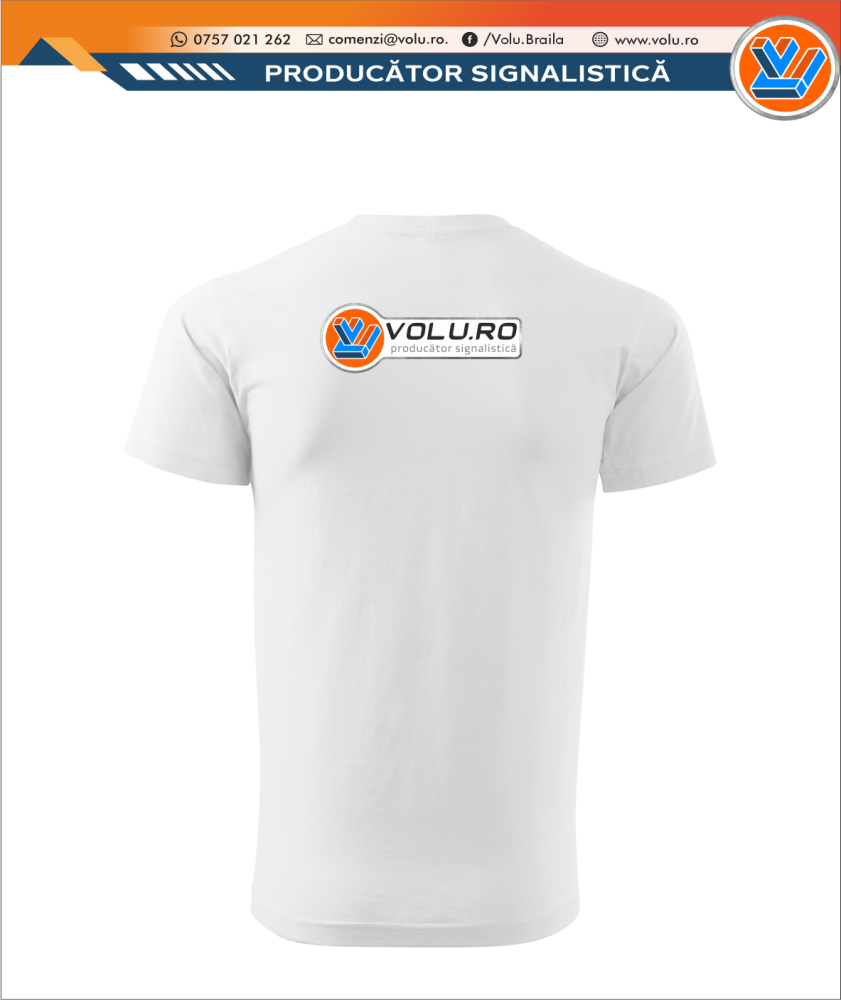 Tricou Clasic Personalizat Alb [3]