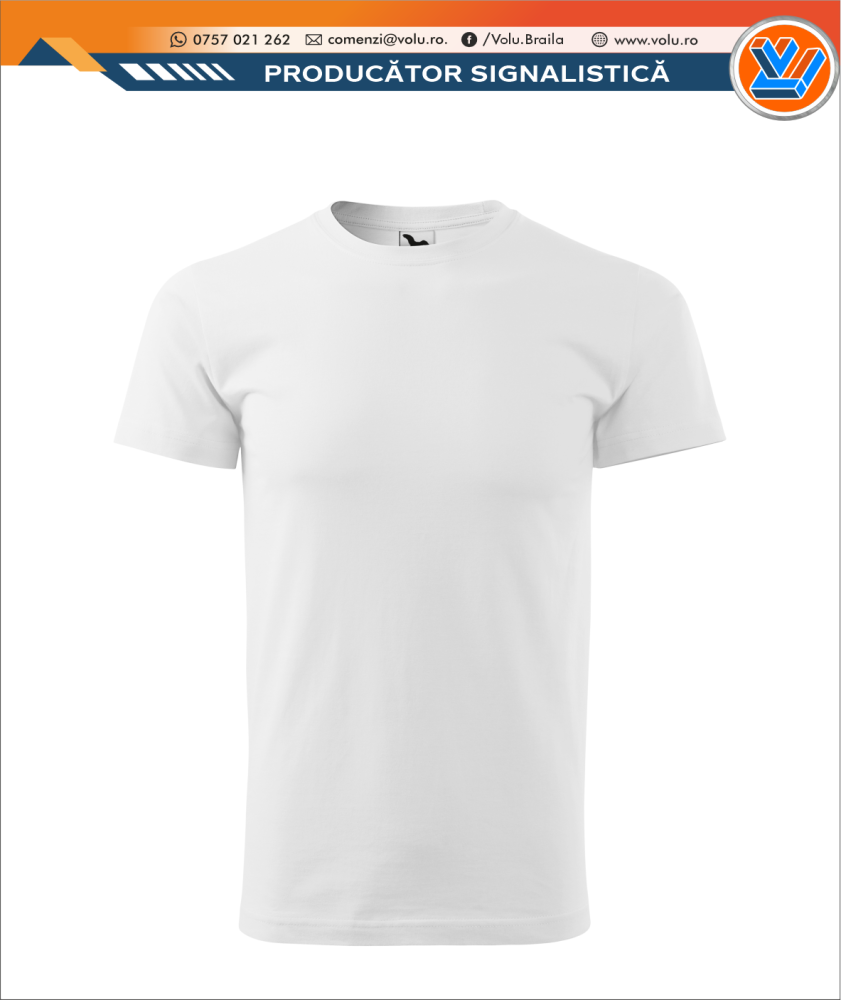 Tricou Clasic Personalizat Alb [1]