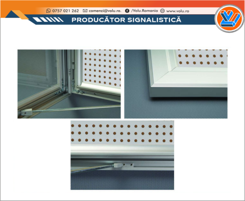 Avizier de exterior din metal si pluta 4xA4 [2]