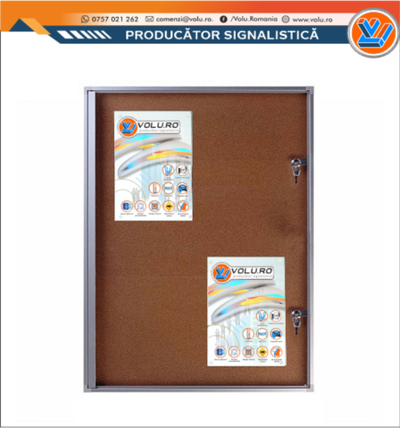 Sisteme de Afisare - Avizier de interior din pluta 4xA4