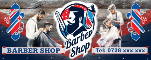 Bannere - Banner print digital Barber Shop