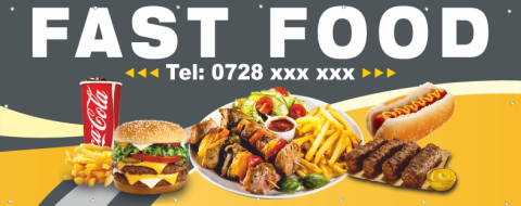 Bannere - Banner print digital Fast Food