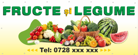 Bannere - Banner print digital Fructe si Legume