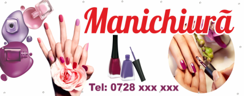 Bannere - Banner print digital Manichiura