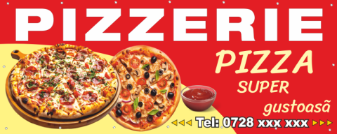 Bannere - Banner print digital Pizzerie