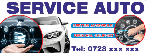 Bannere - Banner print digital Service Auto