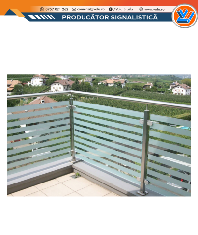 Folie geam decorativă model Dungi [2]