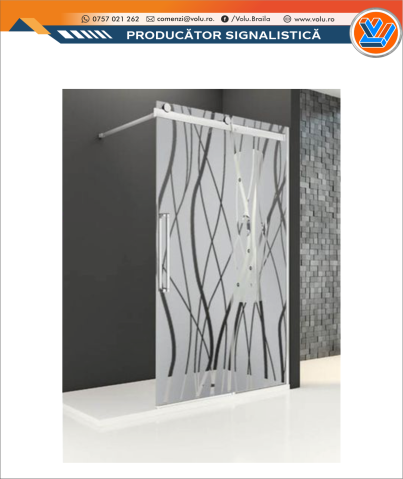 Folie geam decorativă model Dungi [2]