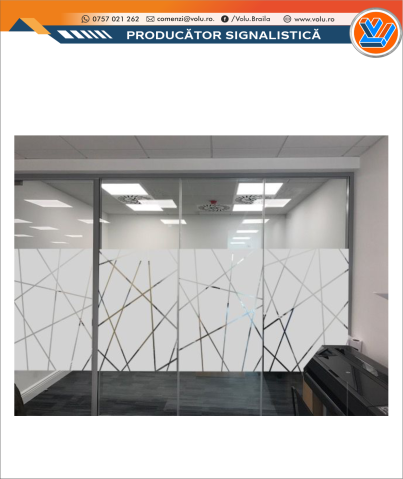 Folie geam decorativă model Geometric [4]