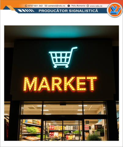 Litere Volumetrice - Litere Volumetrice Iluminate BEC LED - personalizat Market