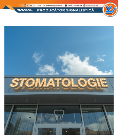 Litere Volumetrice - Litere Volumetrice Iluminate BEC LED - personalizat Stomatologie