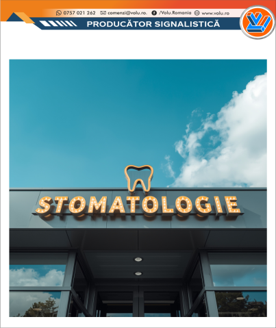 Litere Volumetrice Iluminate BEC LED - personalizat Stomatologie [1]
