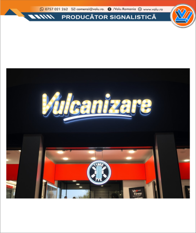 Litere Volumetrice - Litere Volumetrice Iluminate BEC LED - personalizat Vulcanizare