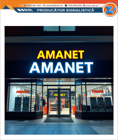 Litere Volumetrice Iluminate LED - personalizat Amanet [1]