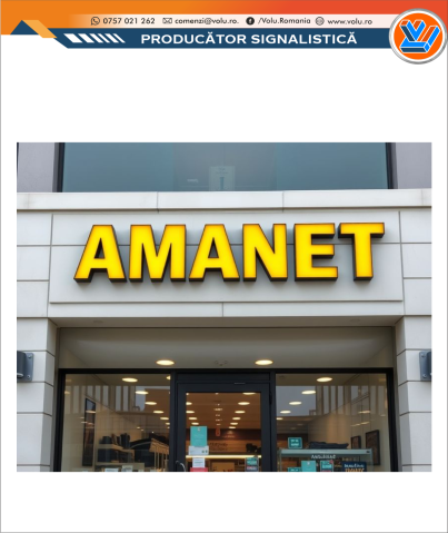 Litere Volumetrice Iluminate LED - personalizat Amanet [2]